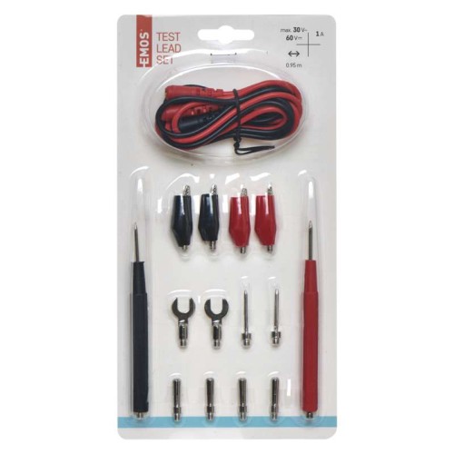 KIT CAVI PER TESTER CON ACCESSORI...