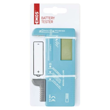 TESTER PROVA BATTERIE LCD EMOS N0322