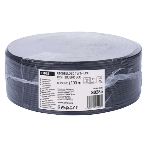 Cavo per altoparlanti rosso/nero 2x1...