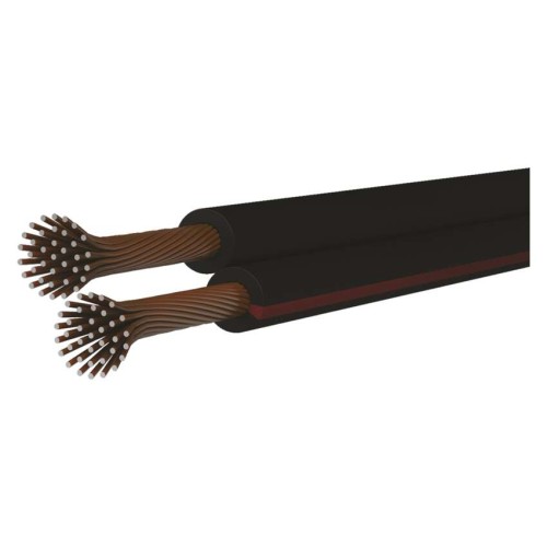Cavo per altoparlanti rosso/nero 2x0.75 in CCA 100MT Emos S8273