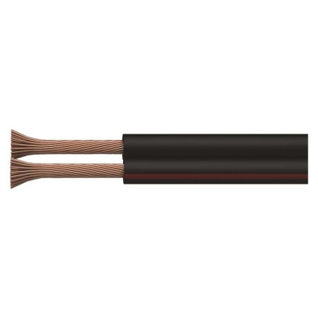 Cavo per altoparlanti rosso/nero 2x0.75 in CCA 100MT Emos S8273