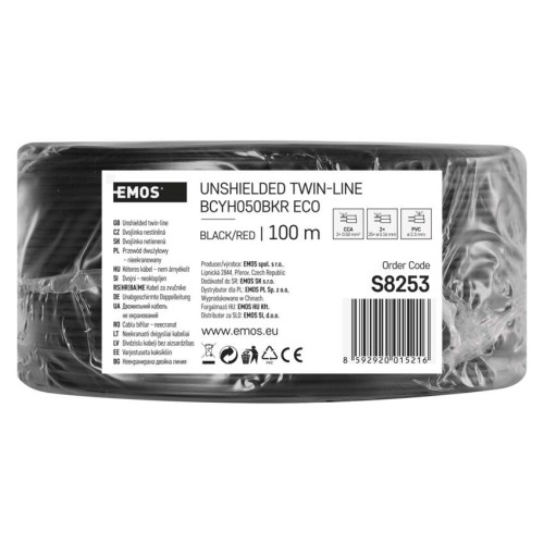 Cavo per altoparlanti rosso/nero...