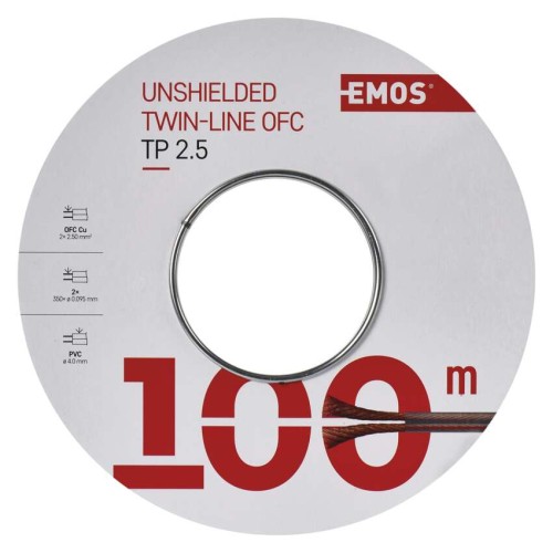 Cavo Altoparlanti 2x2.5 in Rame:...