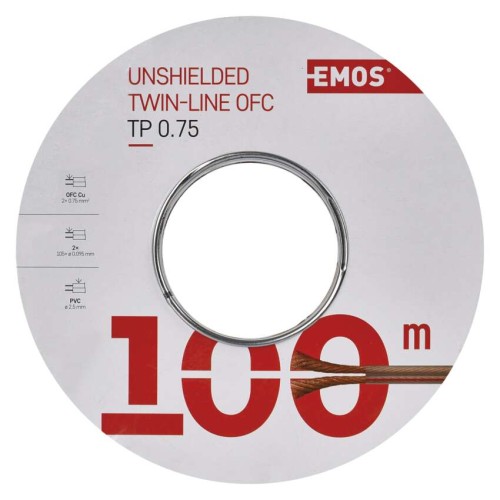 Cavo Altoparlanti 2x0.75 in Rame:...