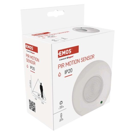 Sensore di Movimento PIR da Soffitto: Rilevamento Completo | EMOS G1130
