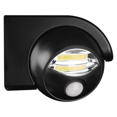 Luce Notturna LED COB Nera con Sensore di Movimento PIR | EMOS P3312