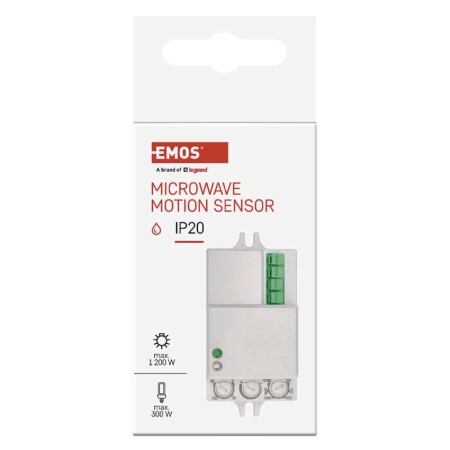 SENSORE DI MOVIMENTO A MICROONDE EMOS G1210