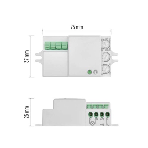 SENSORE DI MOVIMENTO A MICROONDE EMOS...