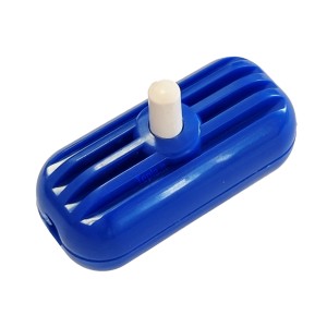 Interruttore Passafilo Blu: ideale per cavi tessili colorati e lampade da tavolo.