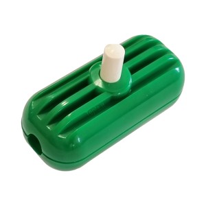 Interruttore Passafilo Verde: ideale per cavi tessili colorati e lampade da tavolo.