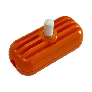 Interruttore Passafilo Arancione: ideale per cavi tessili colorati e lampade da tavolo.