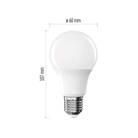 Lampadina LED E27 7W (60W) 806lm 2700K Luce Calda | EMOS ZQ5E31