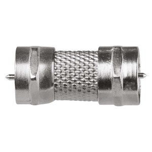 Giunto satellitare maschio/maschio tipo F per connessioni TV e SAT. 2