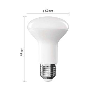Lampadina LED R63 E27 7W (60W), 2700K, 806LM, Emos 2
