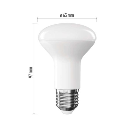 Lampadina LED R63 E27 7W (60W) 2700K 806LM | Emos ZQ7E41 Illuminazione - Efficiente e di Qualità