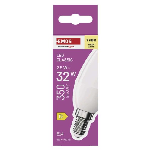 Lampadina LED Oliva E14 2.5W (35W)...