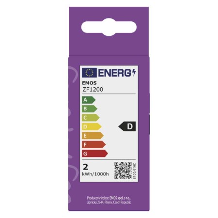 Lampadina led filamento E14 1.8W (25W) 2700K 250LM sfera chiara | Emos ZF1200