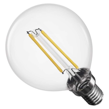 Lampadina LED Filamento E14 1.8W (25W) Luce Neutra 4000K 250LM Sfera Chiara | Emos ZF1201