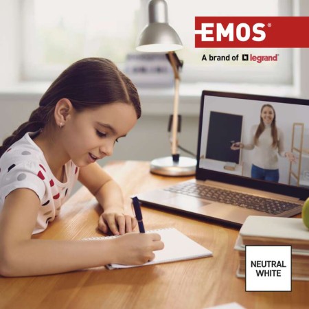 Lampadina LED Filamento E14 1.8W (25W) Luce Neutra 4000K 250LM Sfera Chiara | Emos ZF1201