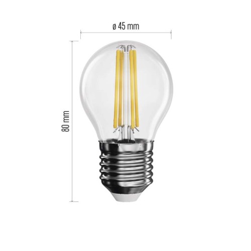 Lampadina LED filamento E27 1.8W...