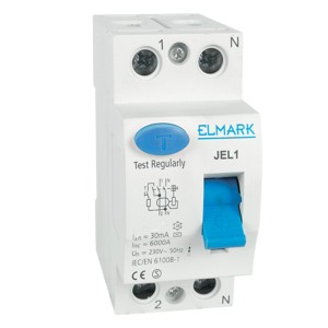 Interruttore Differenziale Salvavita ELMARK 40216 16A 30mA 2 Poli