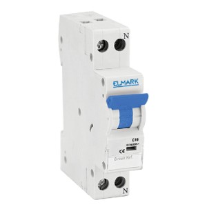 Interruttore Magnetotermico ELMARK 25A 1P+N 4.5kA ELMARK 41025C