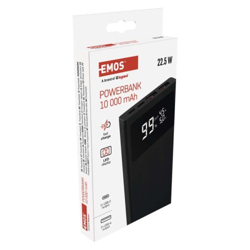 Power bank EMOS BetaQ 10000mAh 22.5W...
