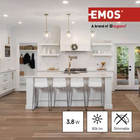 Lampadina LED Filamento E27 3.8W (60W) 4000K Classe A: Luce Bianca Naturale | Emos ZF5148