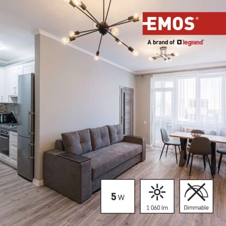 Lampadina LED Filamento E27 5W (75W) Ultra Efficient 2700K Classe A 212lm/W | EMOS ZF5157