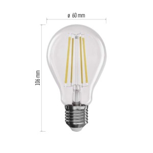 ampadina LED E27 Dimmerabile 7.5W 1060 lm Luce Calda 2700K | Emos ZF5154D 2