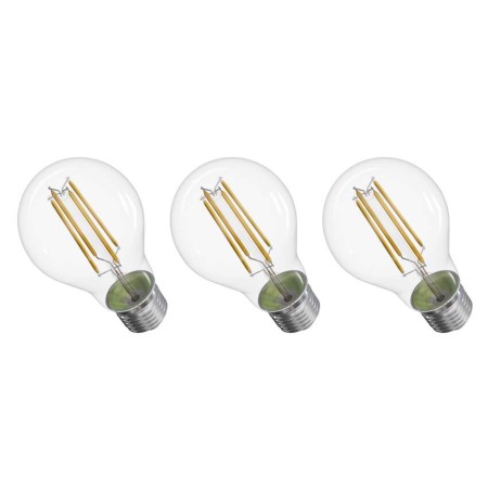 Confezione da 3 Lampadine LED Filamento E27 3.8W (60W) 4000K Classe A: Luce Bianca Naturale | Emos ZF5148.3
