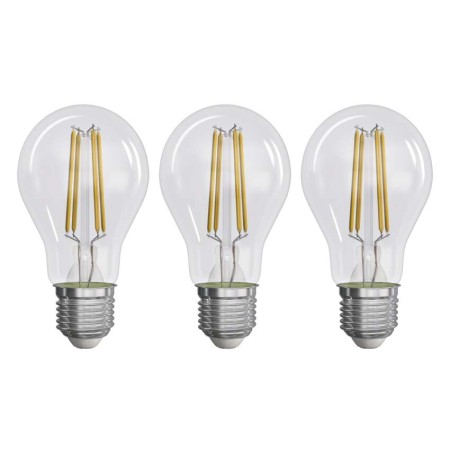 Confezione da 3 Lampadine LED Filamento E27 3.8W (60W) 4000K Classe A: Luce Bianca Naturale | Emos ZF5148.3