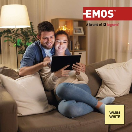 Confezione da 3 Lampadine LED Filamento E27 5W (75W) 2700K Classe A: Luce Calda | Emos ZF5157.3