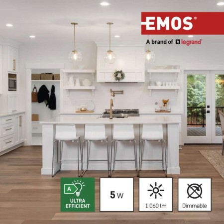 Confezione da 3 Lampadine LED Filamento E27 5W (75W) 4000K Classe A: Luce Bianca Naturale | Emos ZF5158.3