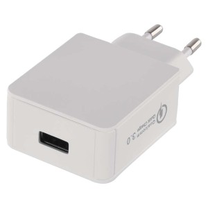 Caricabatterie USB da Parete 18W con Porta USB-A QC 3.0 - EMOS V0113