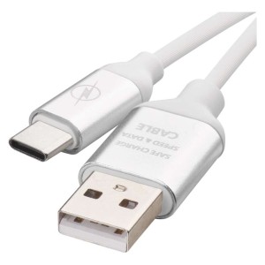 cavo usb-c 1m bianco ricarica dati emos sm7025w