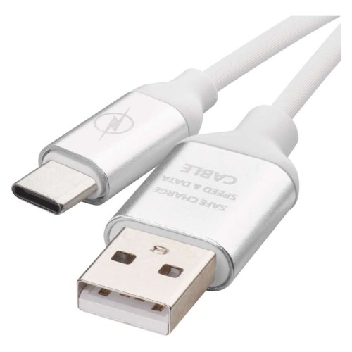 Cavo di Ricarica Rapida e Dati USB-A 2.0 a USB-C 2.0 1m - Bianco