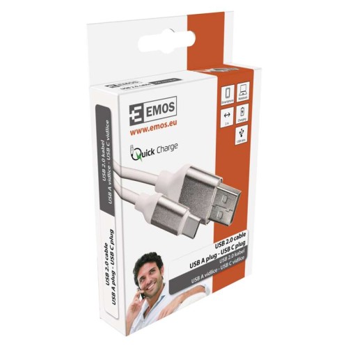 Cavo USB-C 1m Bianco – Ricarica e...