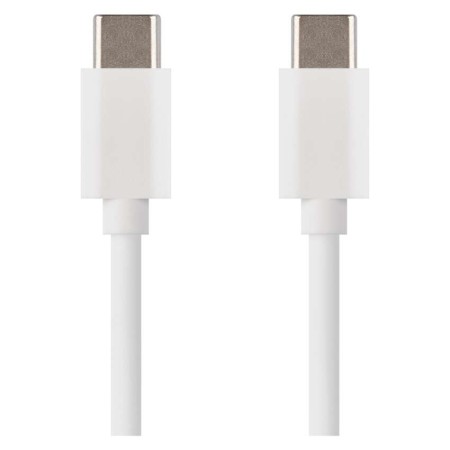 Cavo USB-C a USB-C 2.0 1m Bianco – Ricarica e Trasferimento Dati | EMOS SM7027W