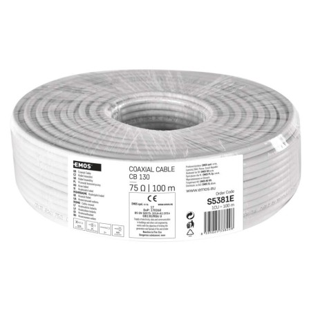 Cavo Coassiale 100m, Ø 6,8 mm - EMOS S5381E