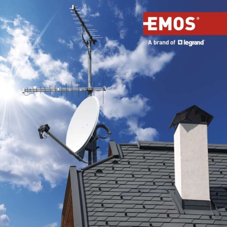 Cavo Coassiale 100m, Ø 6,8 mm, per Ricezione Segnale TV e SAT | EMOS S5381E