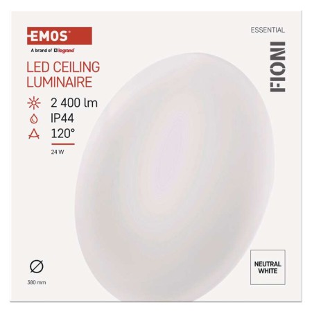 Plafoniera LED FIONI 24W: 150W Equivalente | Emos ZM1122