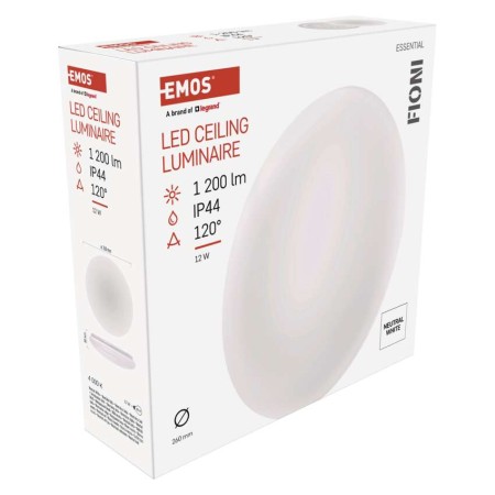 Plafoniera LED FIONI 12W: 80W Equivalente | Emos ZM1120
