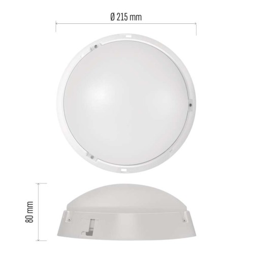 Plafoniera LED Zuri 14W IP54 Luce...