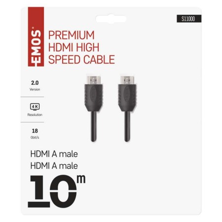 Cavo HDMI 2.0 4K UHD 18 Gbits 10m - Qualità Superiore | Emos S11000