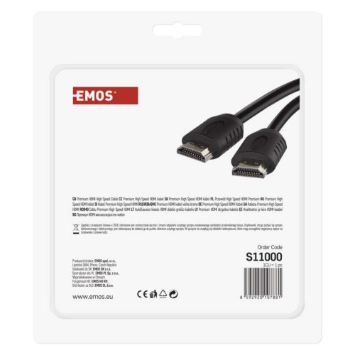 Cavo HDMI 2.0 4K UHD 18 Gbits 10m -...