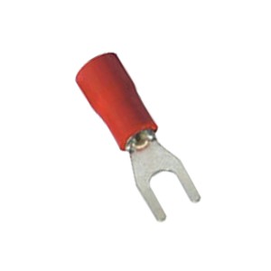 Capicorda preisolati a forcella Rosso 0.5-1.5mm² per viti da 5mm Elmark 59081