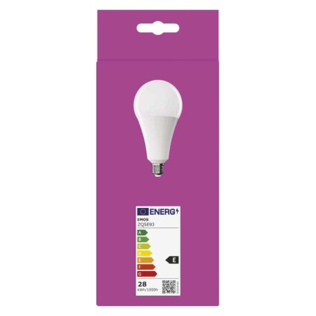 Lampadina LED Goccia E27 A95 28W (200W) 3452lm 4000K Luce Naturale | EMOS ZQ5E93