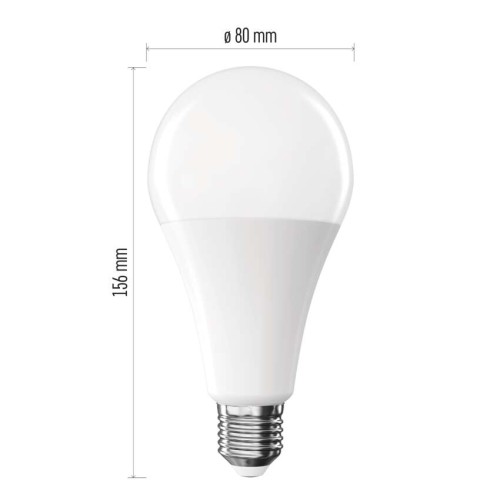 Lampadina LED Goccia E27 A80 20W...