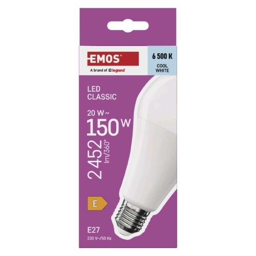 Lampadina LED Goccia E27 A80 20W...